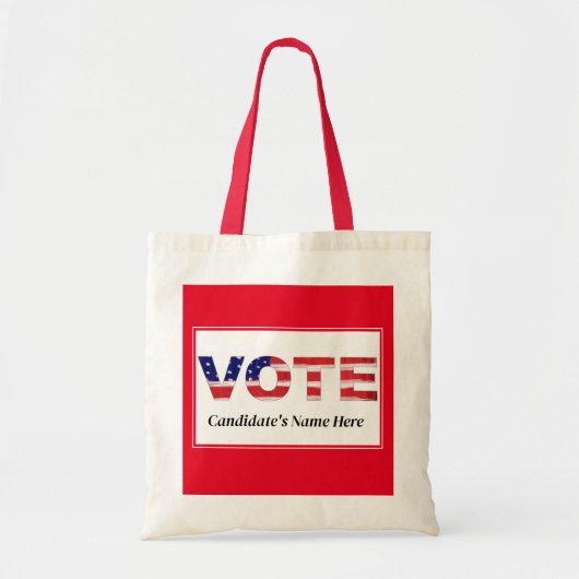Stemming Tote Bag (Voorkant)