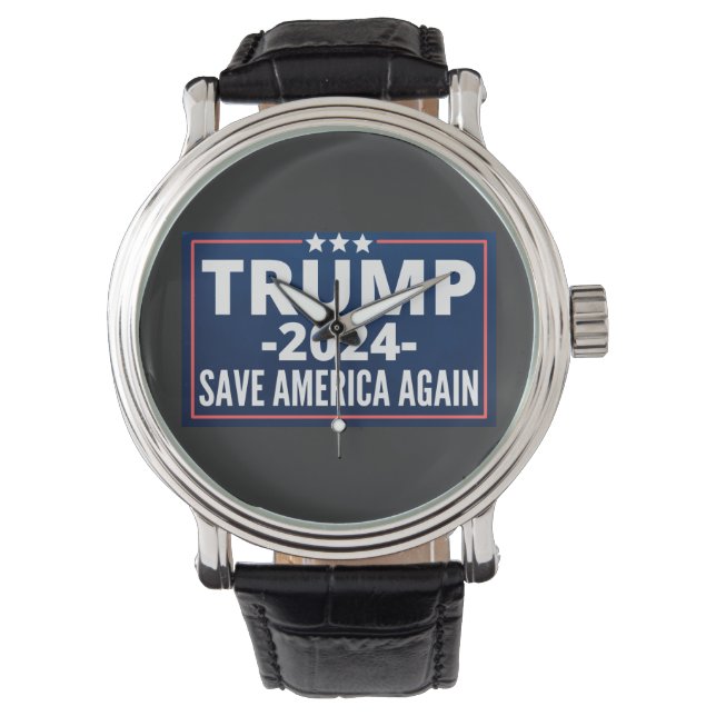 stemming, trump 2024, trump2024, 2024, trump 2020 horloge (Voorkant)