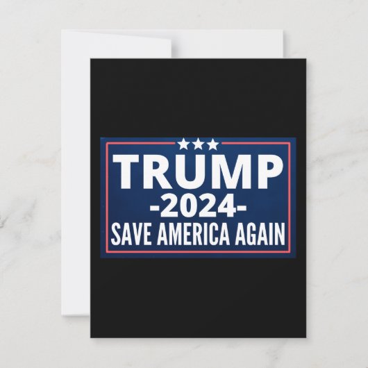 stemming, trump 2024, trump2024, 2024, trump 2020 save the date (Voorkant)