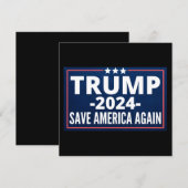 stemming, trump 2024, trump2024, 2024, trump 2020 save the date (Voorkant / Achterkant)