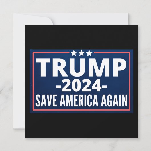 stemming, trump 2024, trump2024, 2024, trump 2020 save the date (Voorkant)