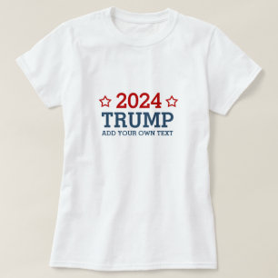 Stemming Trump 2024 - voeg uw eigen gepersonalisee T-shirt