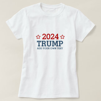 Stemming Trump 2024 - voeg uw eigen gepersonalisee T-shirt