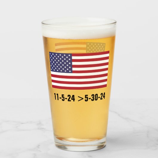 STEMMING TRUMP GLAS (Voorkant gevuld)