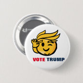 STEMMING TRUMP RONDE BUTTON 5,7 CM (Voorkant /achterkant)