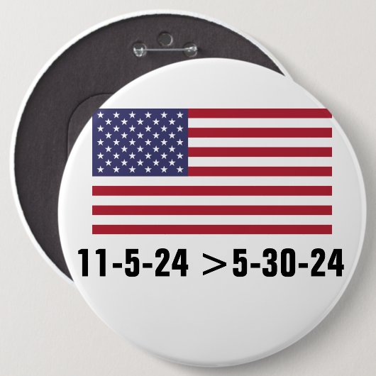STEMMING TRUMP RONDE BUTTON 6,0 CM (Voorkant /achterkant)