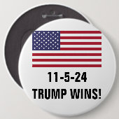 STEMMING TRUMP RONDE BUTTON 6,0 CM (Voorkant /achterkant)