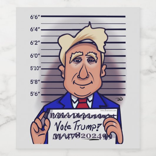 Stemming: Trump Wine Labels Wijn Etiket (Enkel label)