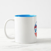 Stemming Tweekleurige Koffiemok (Links)