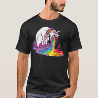 STEMMING UNICORN Puking Unicorns b day gift T-shirt