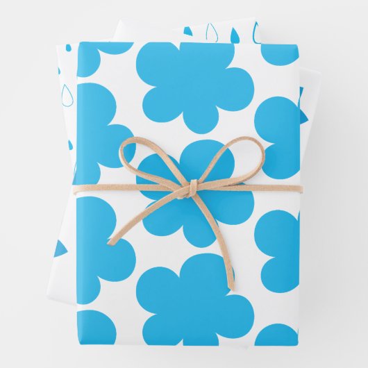 Stemming van blauw. Cadeaupapier Vellen Set (In situ)