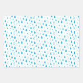 Stemming van blauw. Cadeaupapier Vellen Set (Voorkant 3)