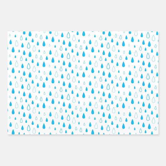 Stemming van blauw. Cadeaupapier Vellen Set (Voorkant 3)