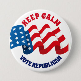 STEMMING VAN DE REPUBLIEK RONDE BUTTON 7,6 CM