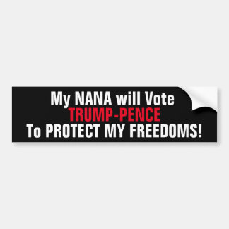 STEMMING VAN DE TRUMP-PENCE-bumpersticker Bumpersticker