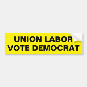 STEMMING VAN DE UNIE OVER DE WERKGELEGENHEID BUMPERSTICKER