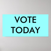 STEMMING VANDAAG POSTER (Voorkant)