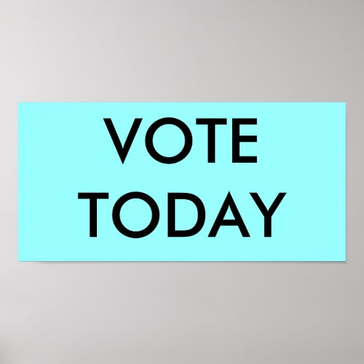 STEMMING VANDAAG POSTER (Voorkant)