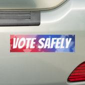 Stemming veilig bumpersticker (Op auto)