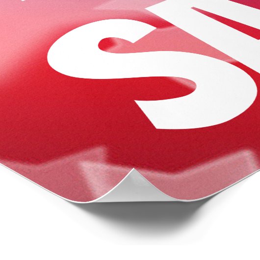 Stemming veilig poster (Hoek)