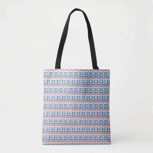 STEMMING Verkiezingsdag VS Stemmen Stembus Polls Tote Bag (Voorkant)