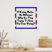 STEMMING VERKRIJGEN POSTER (Keuken)