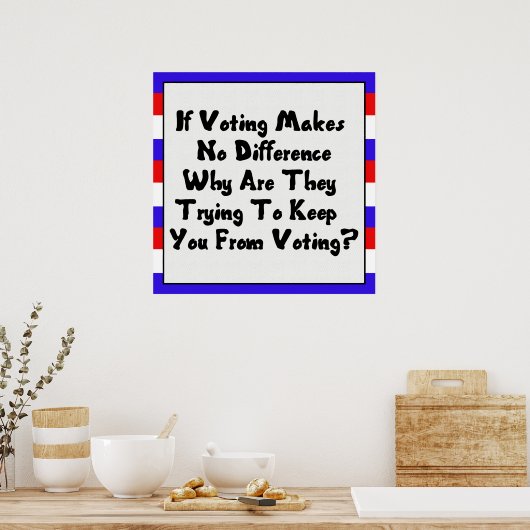 STEMMING VERKRIJGEN POSTER (Keuken)