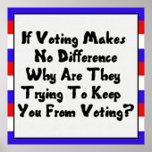 STEMMING VERKRIJGEN POSTER (Voorkant)