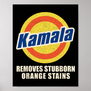 Stemming Verwijder hardnekkige Oranje vlekken Harr Poster