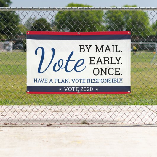 Stemming via e-mail: vervroegd na de verkiezingen  spandoek (Insitu)