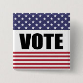 STEMMING VIERKANTE BUTTON 5,1 CM (Voorkant)