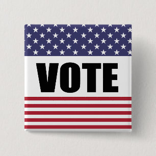 STEMMING VIERKANTE BUTTON 5,1 CM