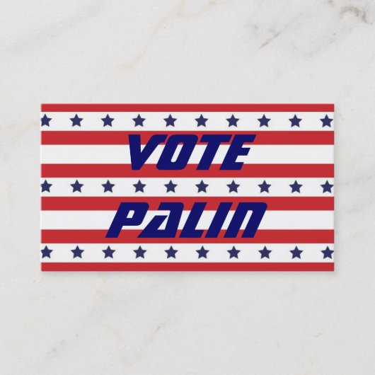 Stemming: visitekaartje (Voorkant)