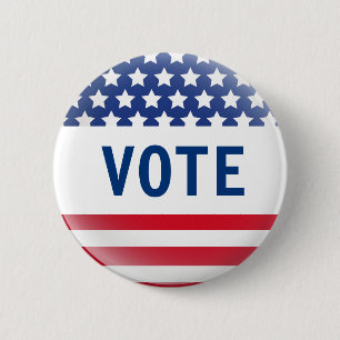Stemming: vlag ronde button 5,7 cm