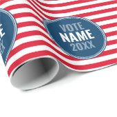 Stemming - Voeg de campagne van de Naam met preppy Cadeaupapier (Rol Hoek)