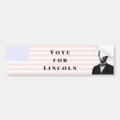 Stemming voor Abraham Lincoln Bumpersticker (Voorkant)