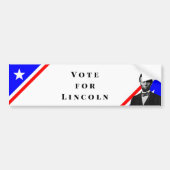 Stemming voor Abraham Lincoln Bumpersticker (Voorkant)