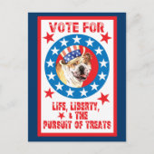 Stemming voor Bulldog Briefkaart (Voorkant)