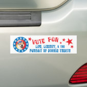 Stemming voor Bulldog Bumpersticker (Op auto)