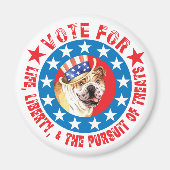 Stemming voor Bulldog Magneet (Voorkant)