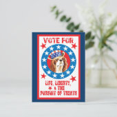 Stemming voor Cavalier Briefkaart (Staand voorkant)