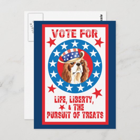 Stemming voor Cavalier Briefkaart (Voorkant / Achterkant)