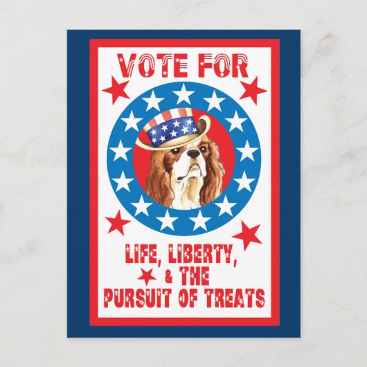 Stemming voor Cavalier Briefkaart (Voorkant)