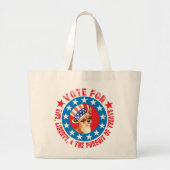 Stemming voor Chihuahua Grote Tote Bag (Voorkant)