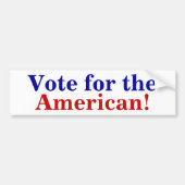 Stemming voor de Amerikaanse Bumpersticker (Voorkant)