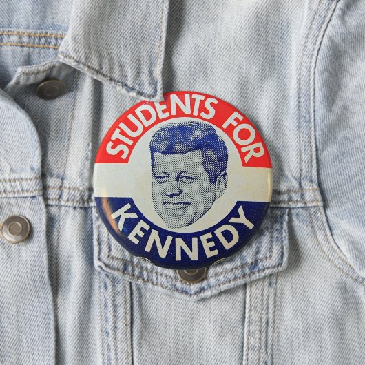 Stemming voor de Button van de Kennedyverkiezingen (In situ)