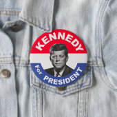 Stemming voor de Button van de Kennedyverkiezingen (In situ)