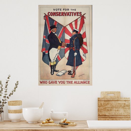 Stemming voor de conservatieven poster (Keuken)