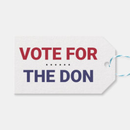 Stemming voor de Don (2020: Amerikaanse verkiezing Cadeaulabel