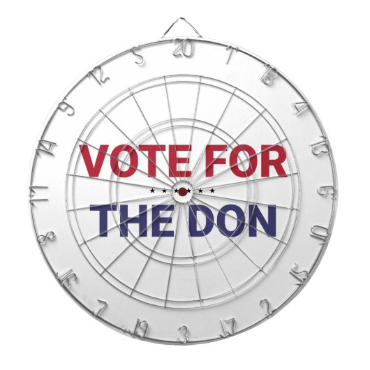 Stemming voor de Don (2020: Amerikaanse verkiezing Dartbord (Voorkant)
